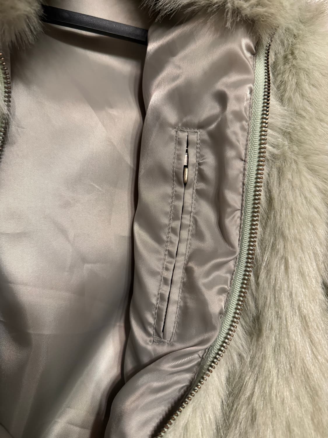 JIJIVISHA Jasmin 퍼리 자켓 그린 상품이미지4