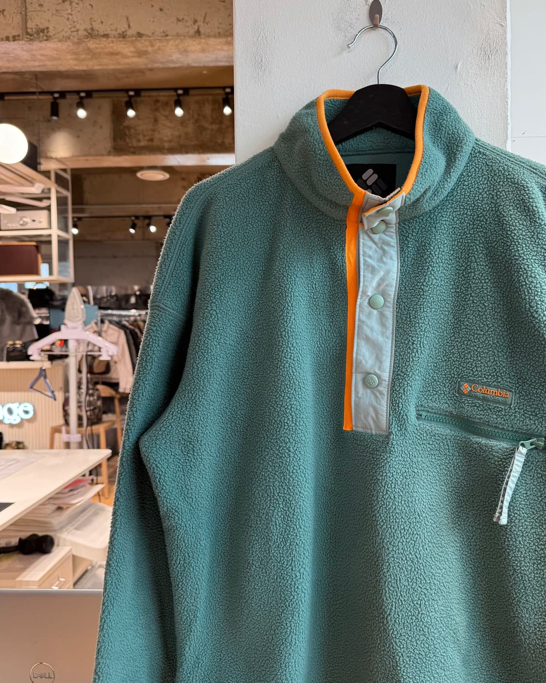 컬럼비아 그린 아노락 플리스 상품이미지4