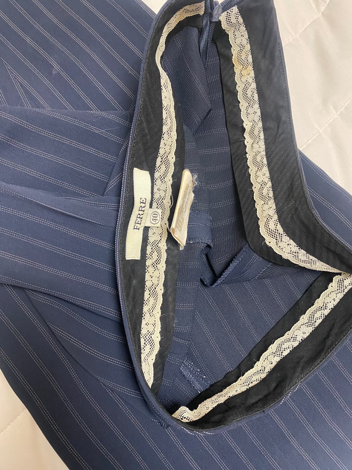 [Full Suit] Gianfranco Ferré 아카이브 핀스트라이프 상품이미지5