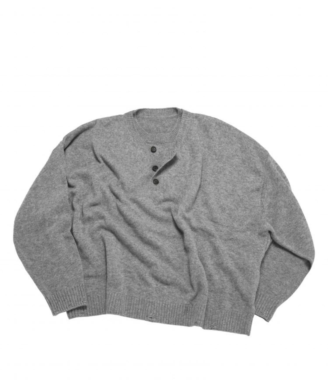 Mjd 넥 크롭 니트 상품이미지1