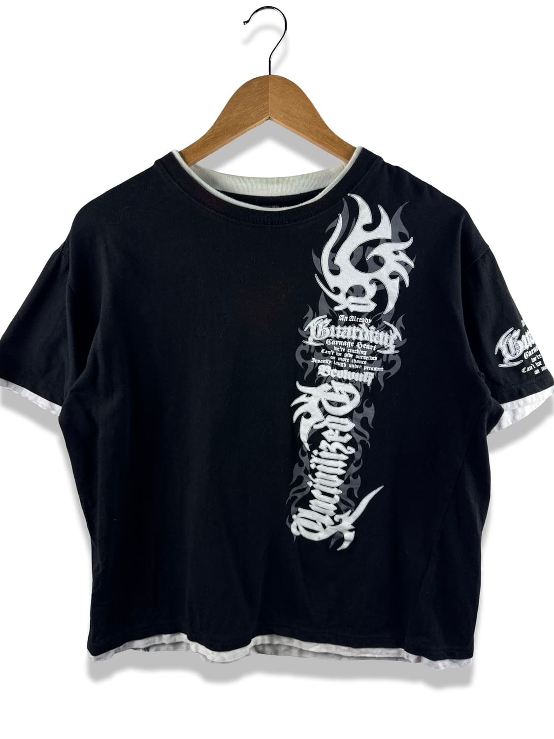 JPN Y2K 레터링 반팔티셔츠1834 상품이미지2