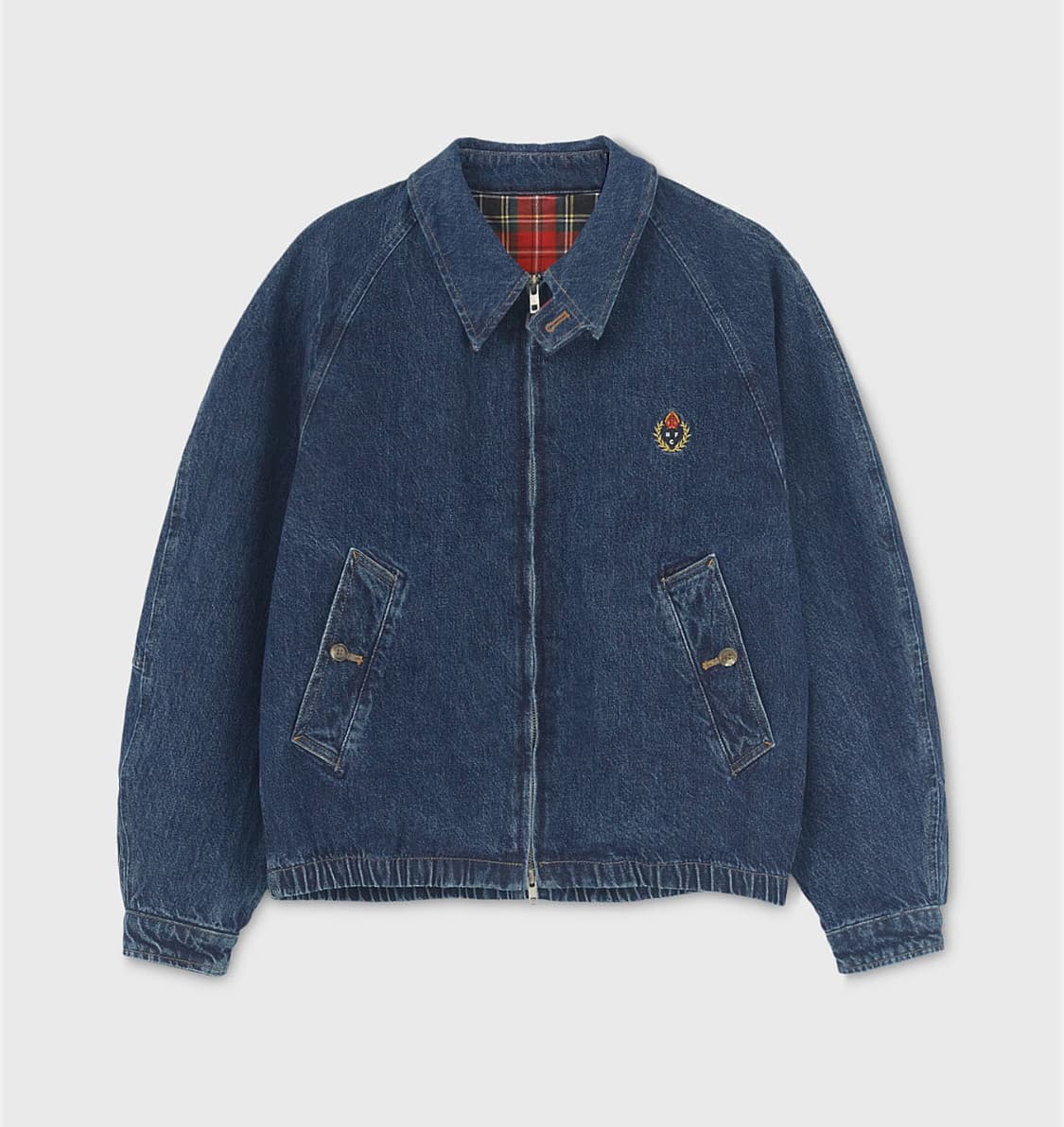 CREST DENIM BLOUSON JACKET / Indigo 상품이미지1