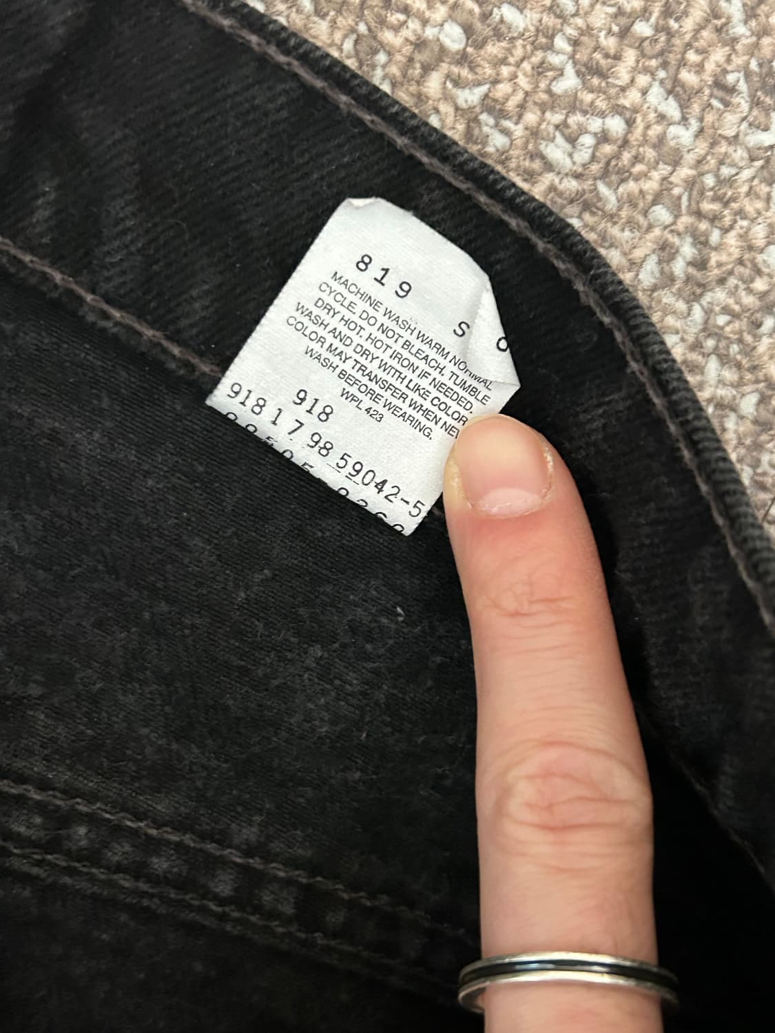 빈티지 리바이스 505 90s 흑청 usa 상품이미지4