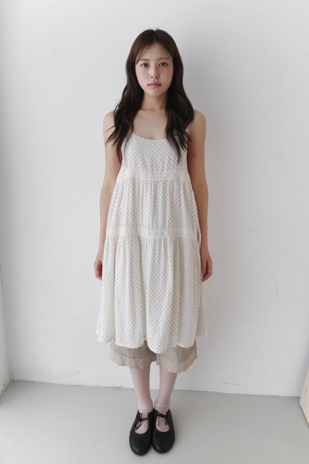 dot sleeveless one-piece 상품이미지4