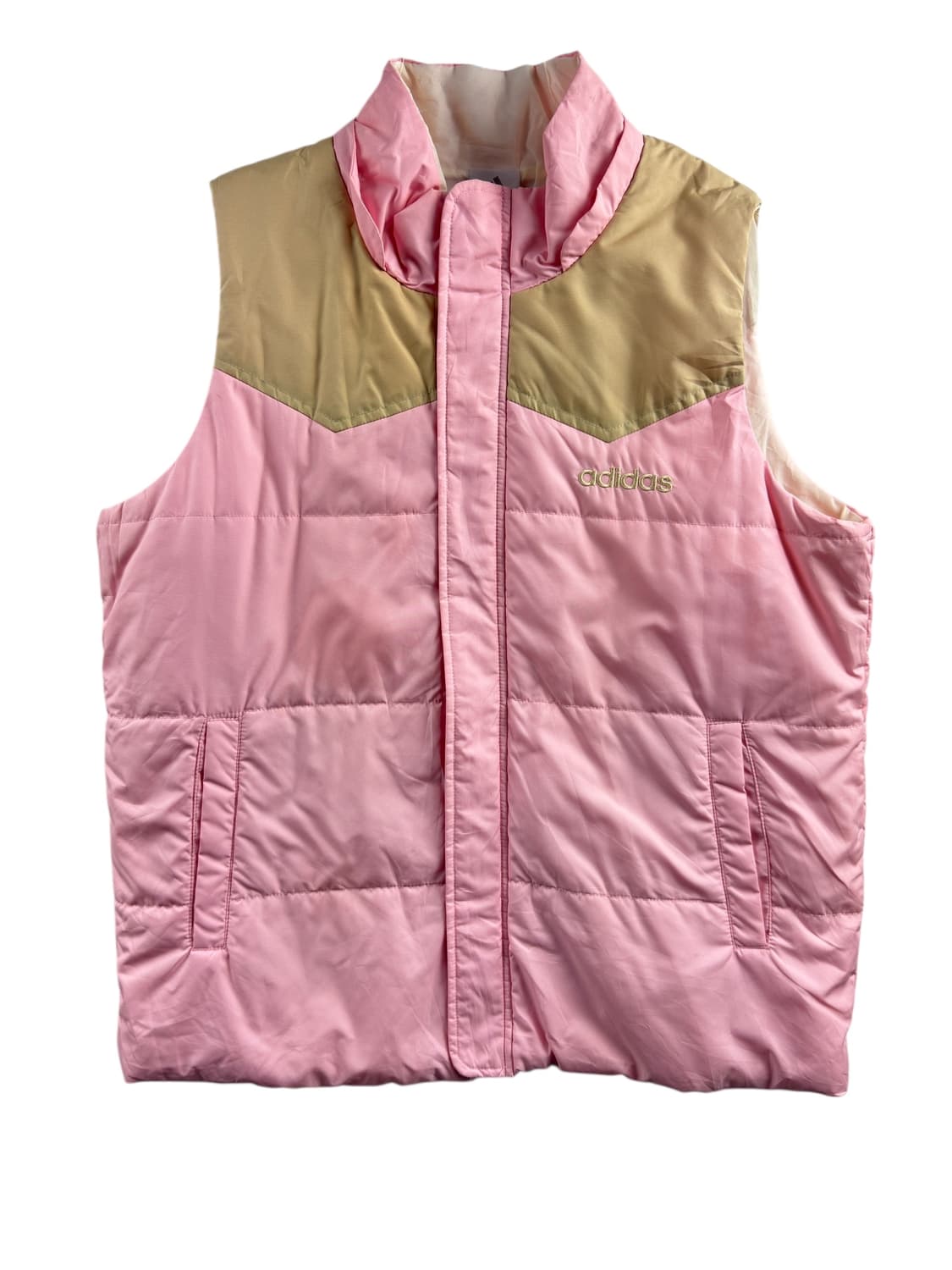 아디다스 핑크 베이지 베스트 집업1458 상품이미지1