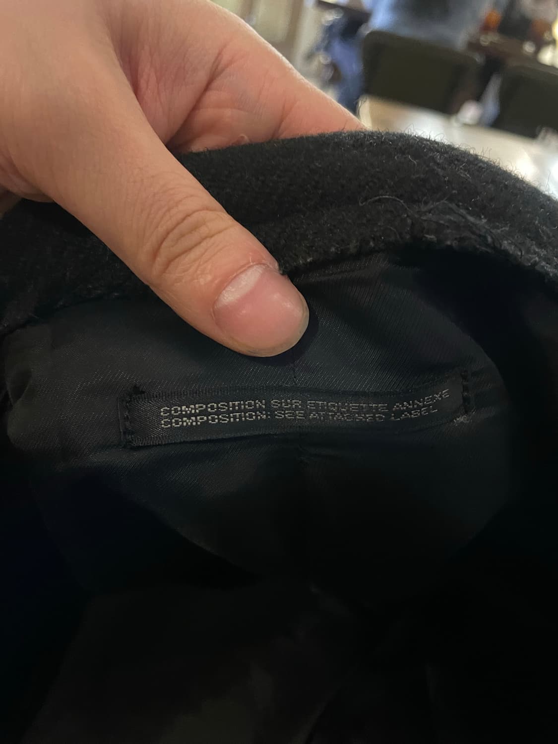 Y’s Yohji Yamamoto 울100% 블랙롱코트 상품이미지8