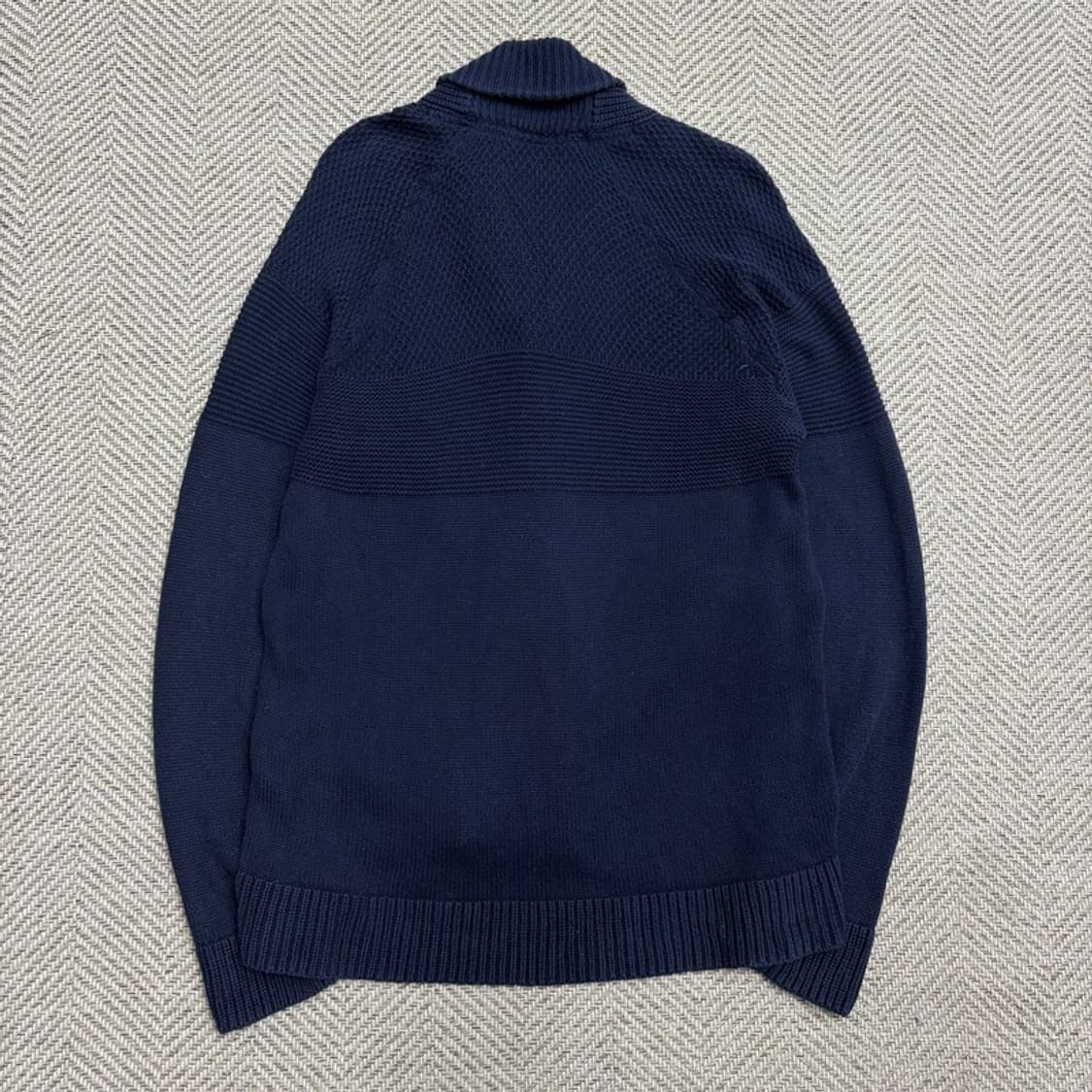 에디바우어 네이비 숄카라 가디건 v1658 상품이미지2