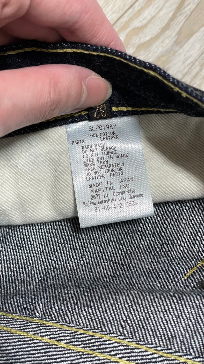 [32] 14oz 데님 5P 몽키 시스코 진 블루 상품이미지6