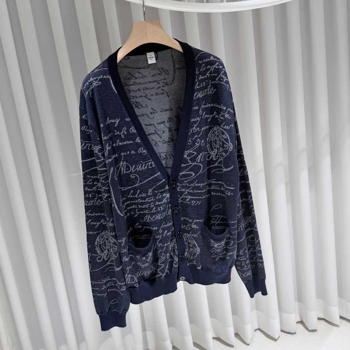 (S급/3XL) / 벨루티 린넨 울 시크리토 가디건 자켓 상품이미지3