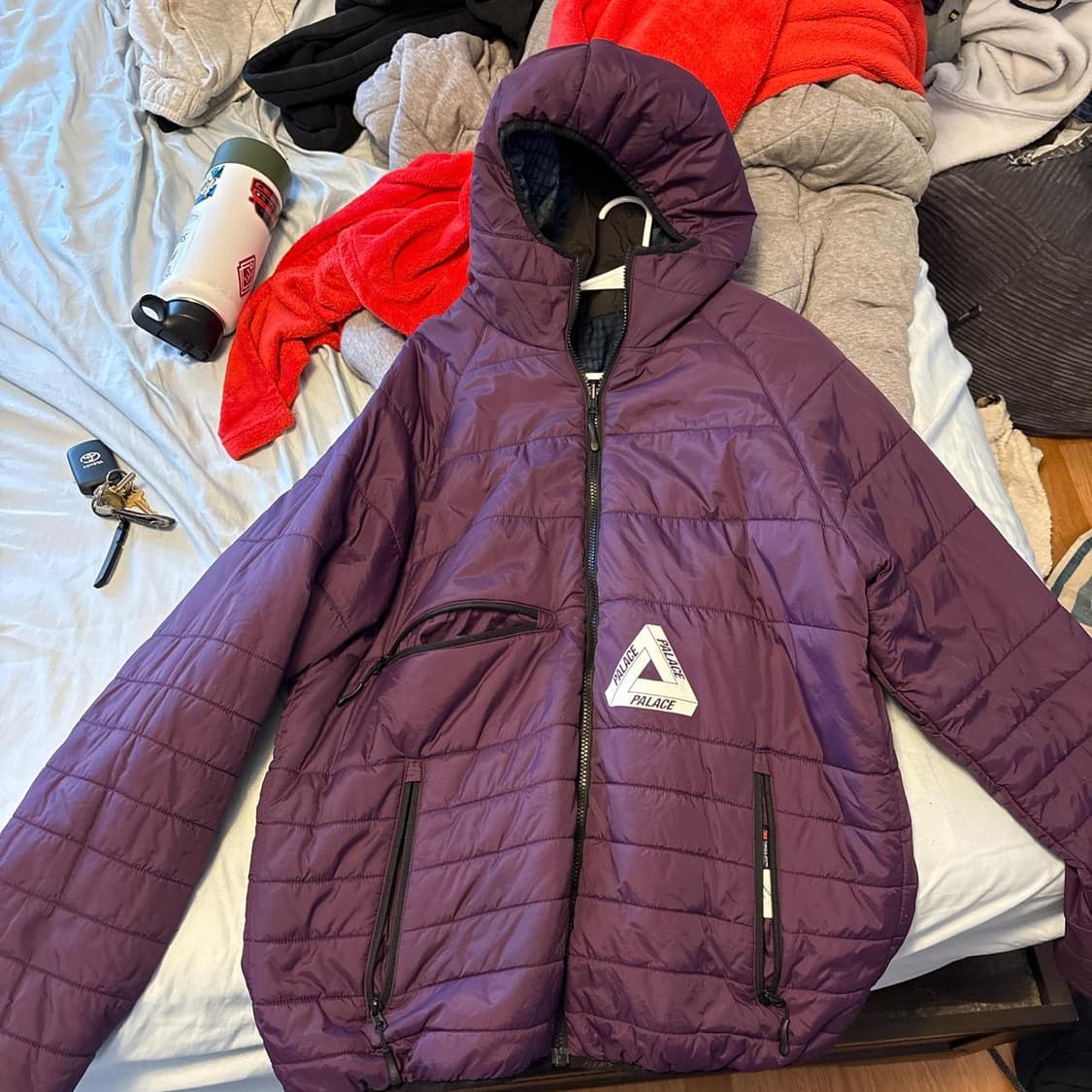 팔라스 리버서블 슈페리 자켓 퍼플 상품이미지1