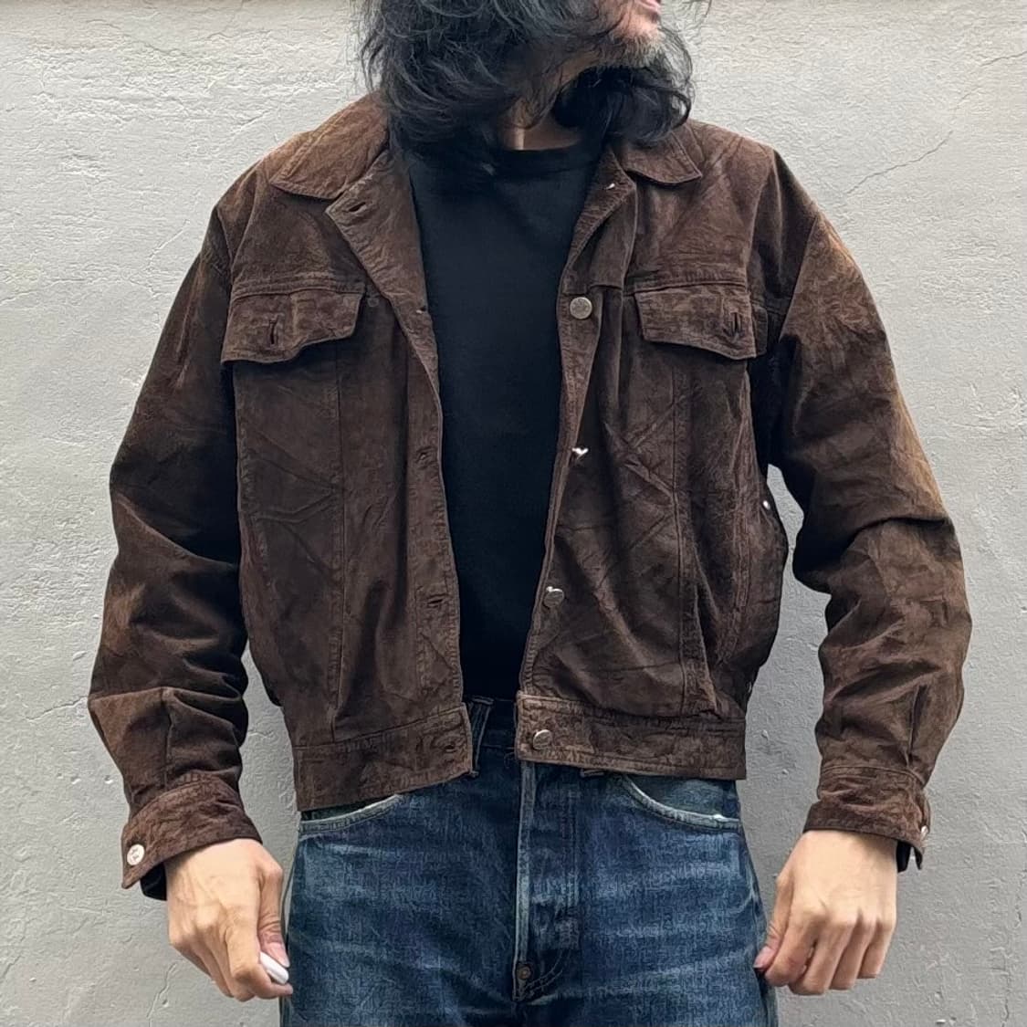 펠레돈나 스웨이드 트러커 자켓 상품이미지10