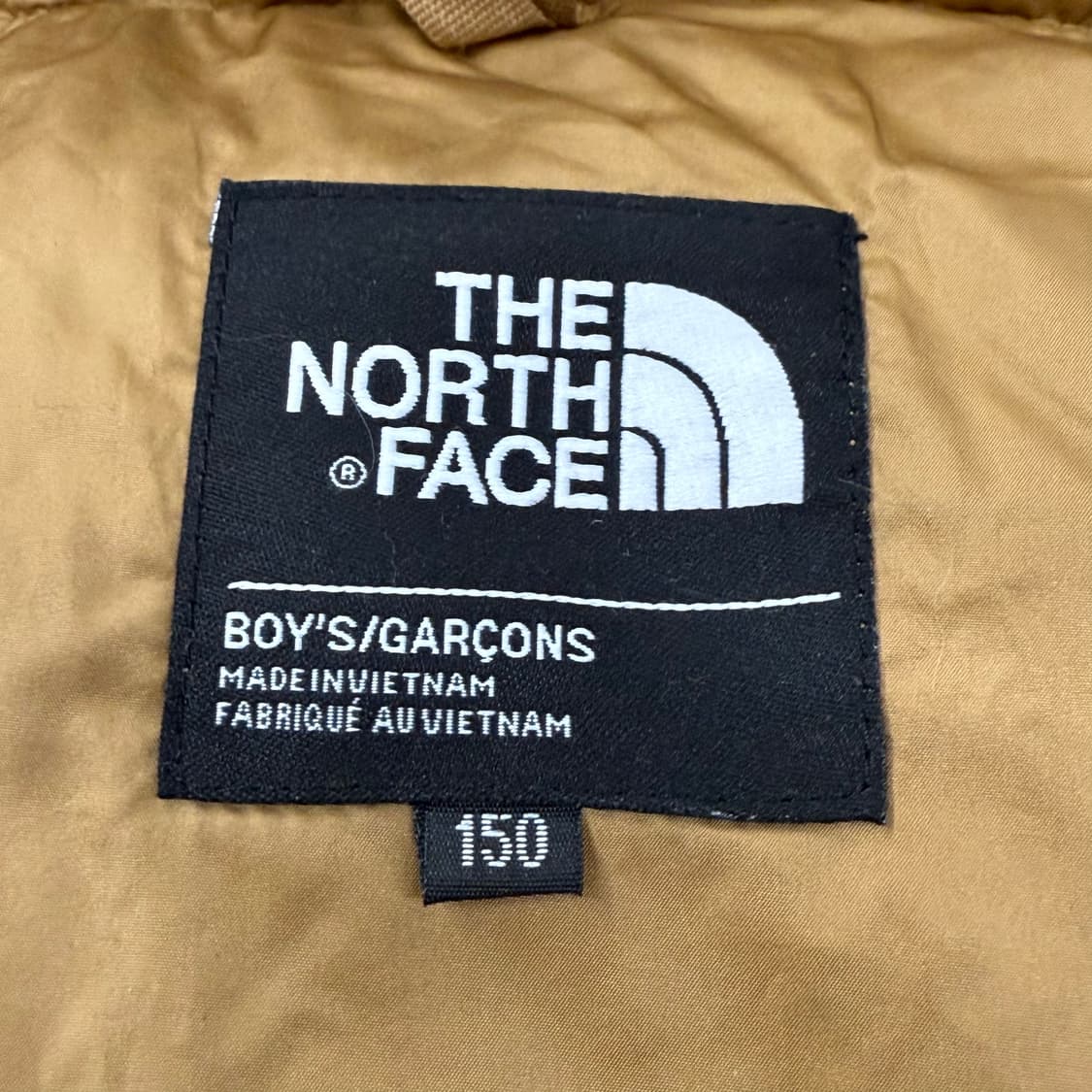 노스페이스 브라운 베이지 눕시 패딩 150 상품이미지5