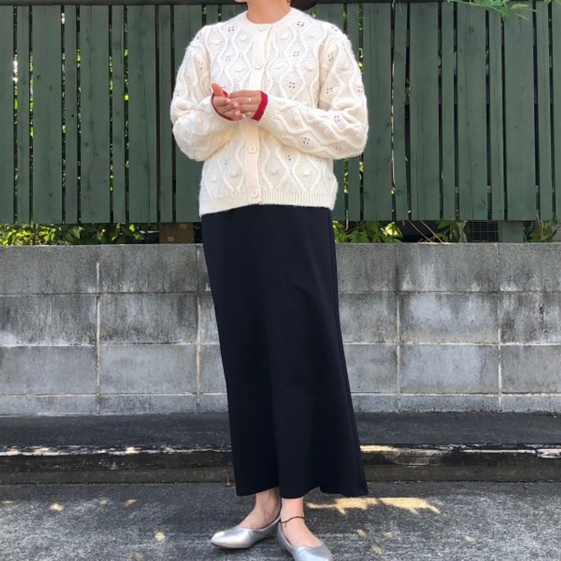 미착용 유니클로 플레어 스커트 상품이미지9