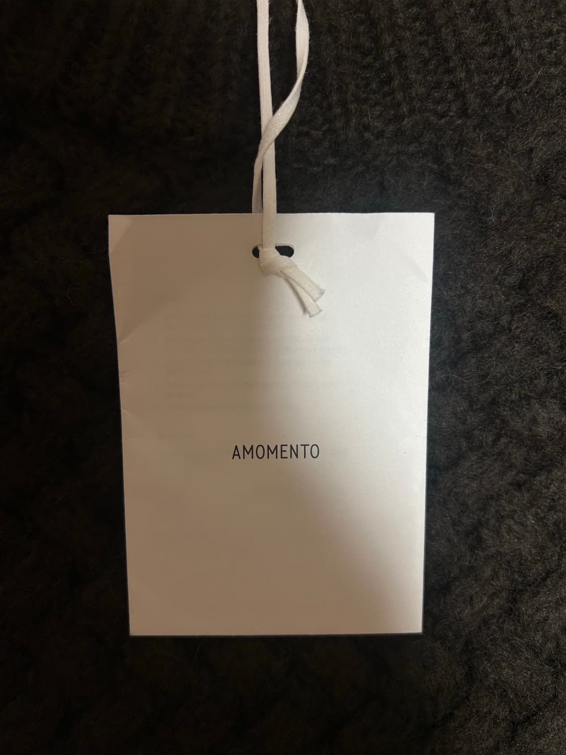 아모멘토 케이블 브라운 니트 m 상품이미지4