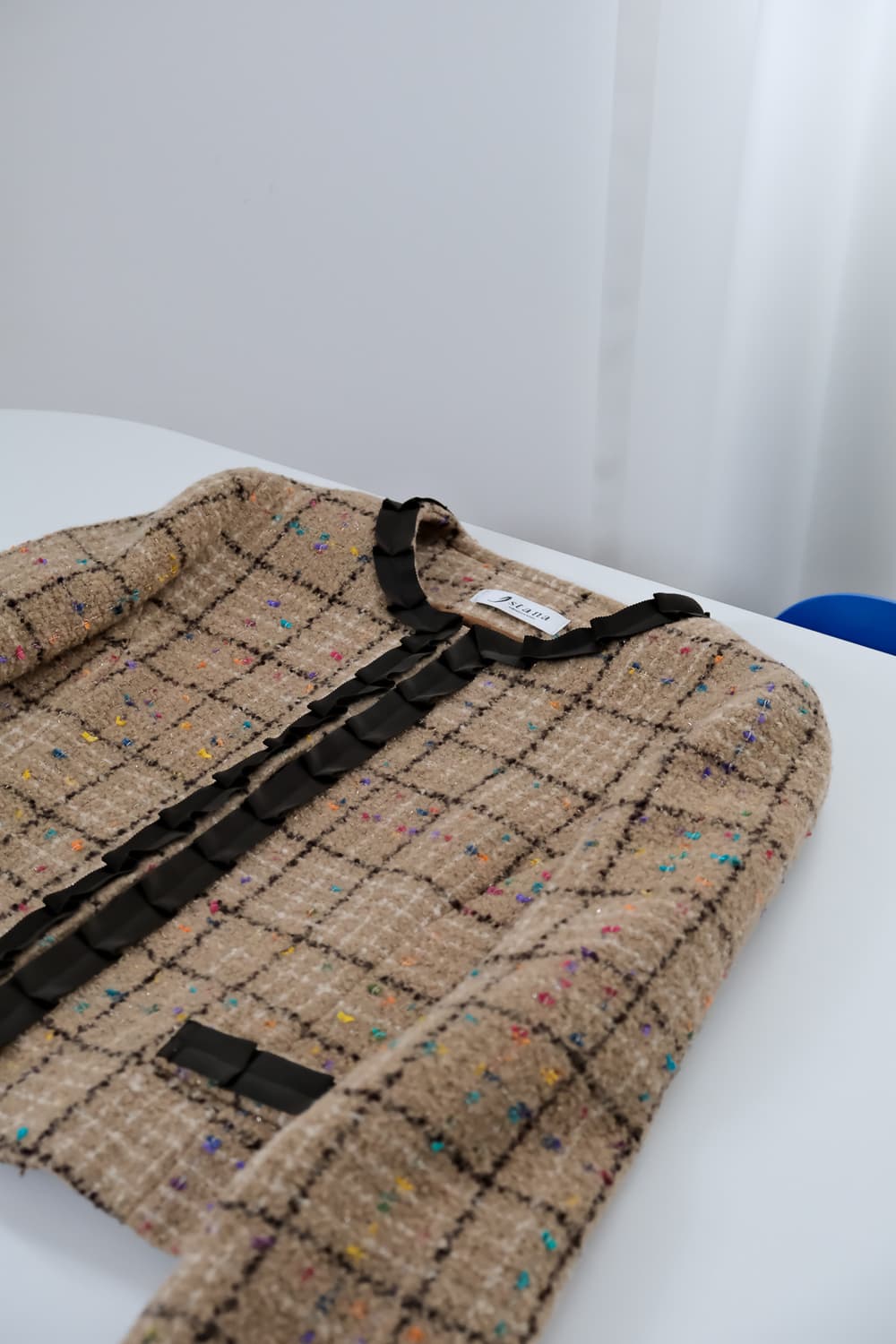 프릴 논카라 베이지 트위드 자켓 90  상품이미지5