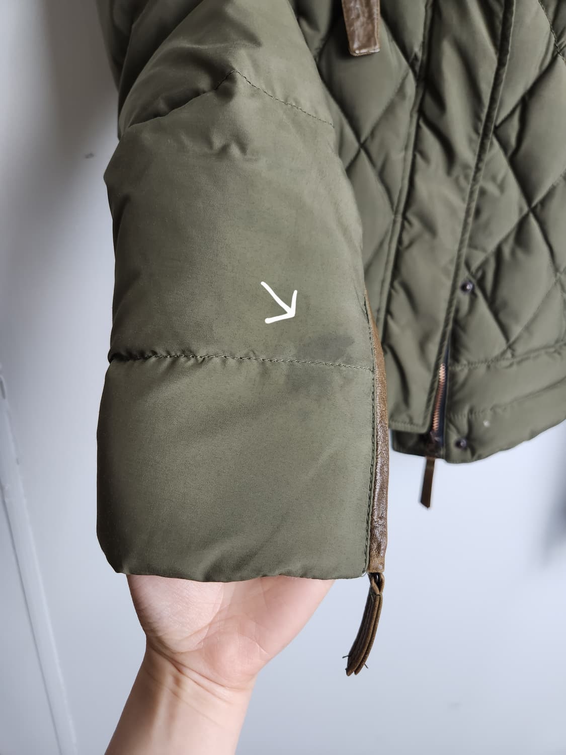 다운 퀼팅 하이넥 패딩 상품이미지8