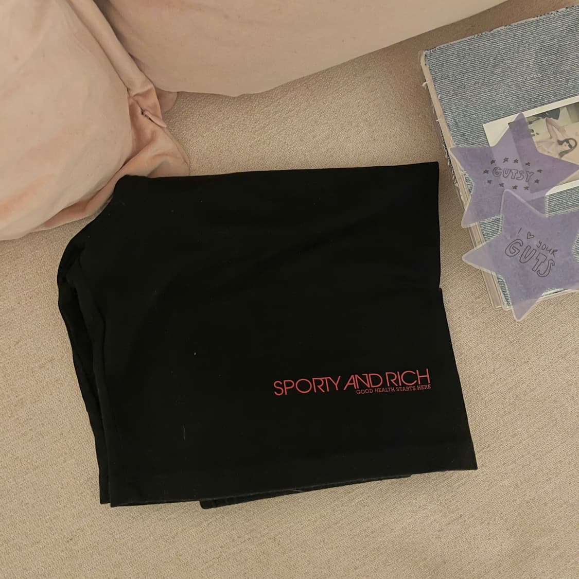 정품/새상품 SPORTY&RICH 스포티앤리치 바이커 러닝 쇼츠 팬츠 상품이미지8