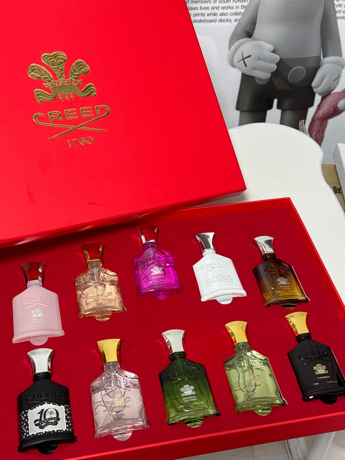 (새상품) 크리드 미니어처향수 15ml x 10개세트 레드에디션 상품이미지2