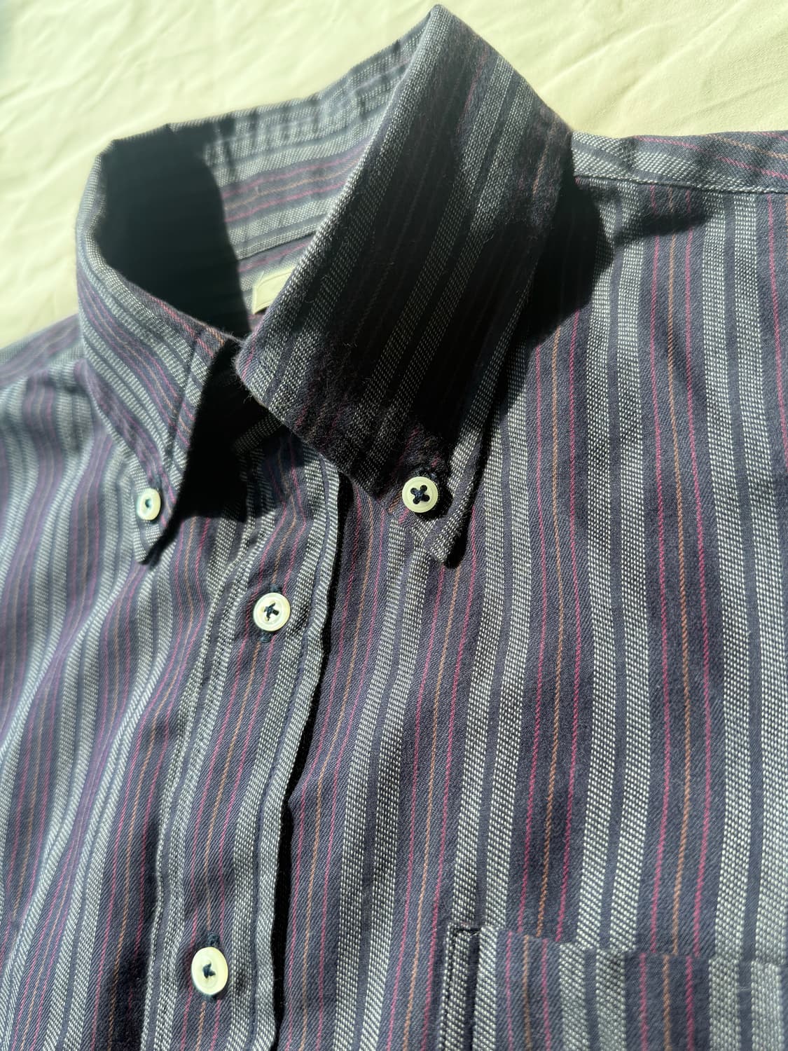 네이비 스트라이프 셔츠 상품이미지2