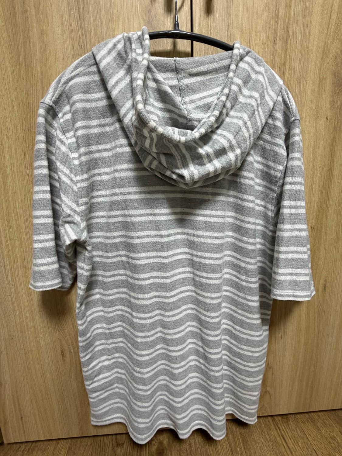 모리걸 스트라이프 반팔 후드집업 스즈코 하구미 상품이미지8