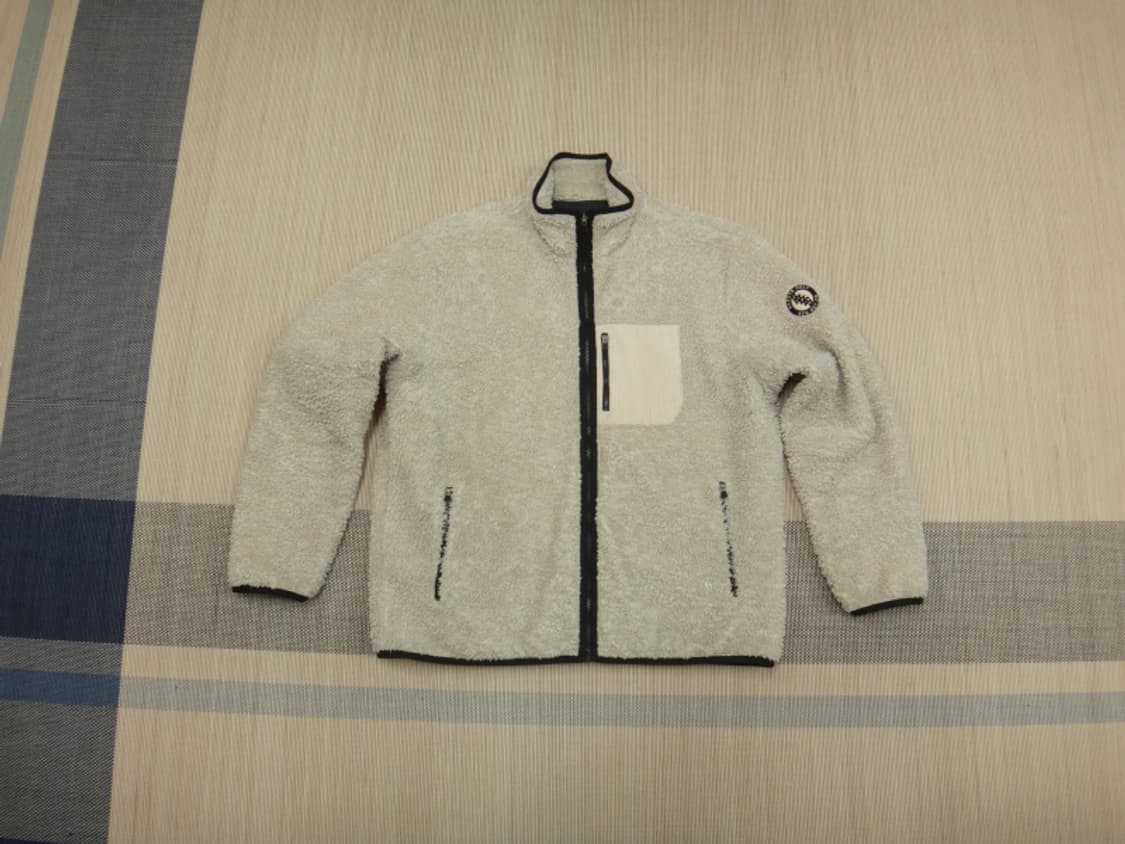 (2XL) 헤지스 골프 남성 뽀글이 양털 자켓 상품이미지1