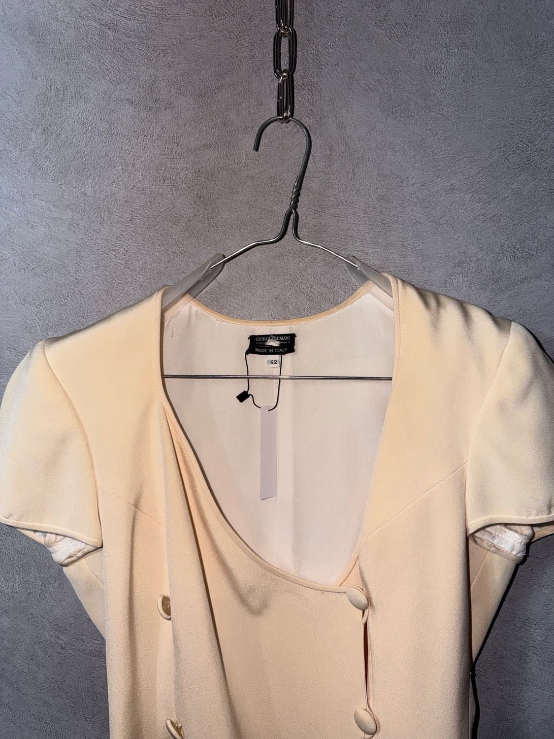 GIORGIO ARMANI Silk Double Button Top 상품이미지4