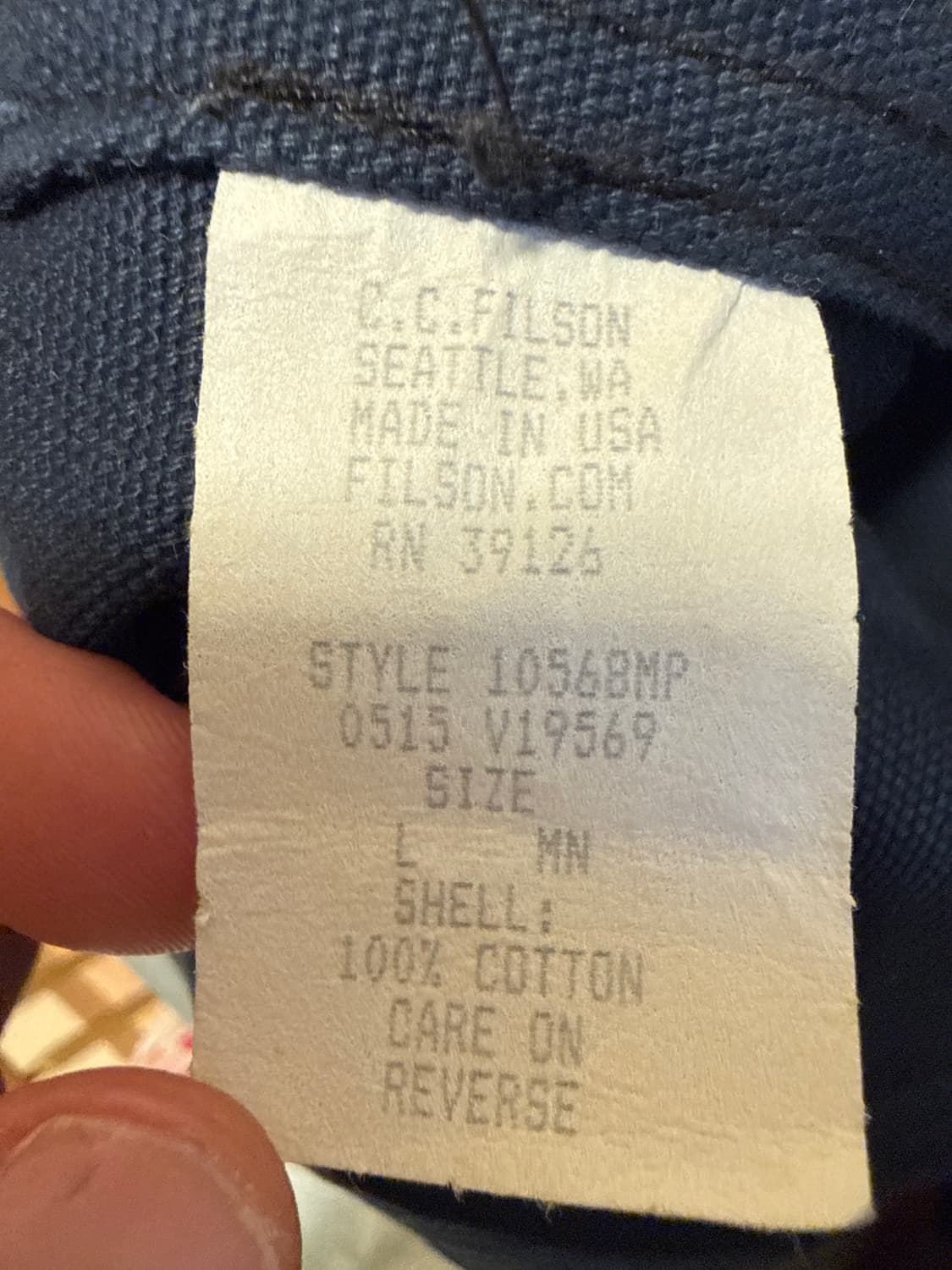 FILSON C.C. Made in USA 클래식 워크 자켓 105  상품이미지5