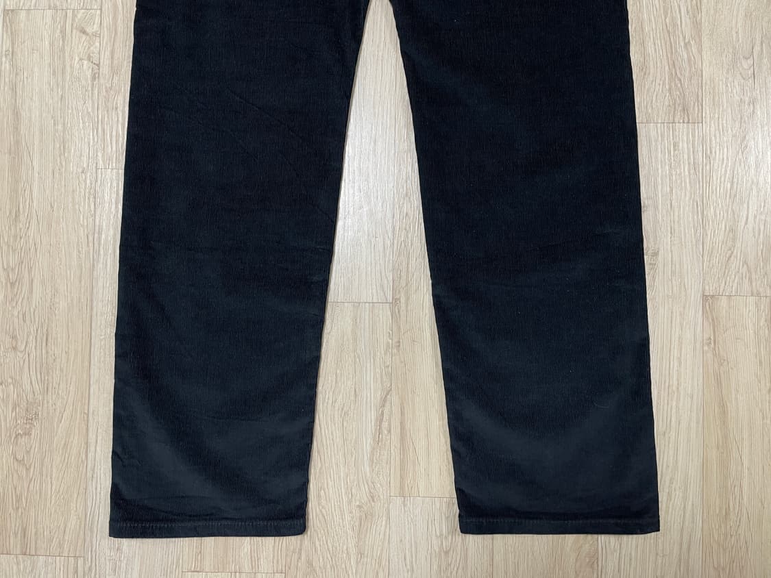 36) 리바이스 매장판 505 일자핏 블랙 코듀로이 팬츠(새제품)LVC 상품이미지9