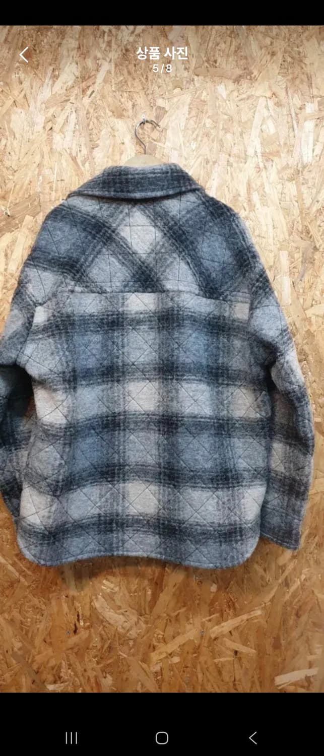 [한섬]톰그레이하운드 울 셔켓형 자켓 S(55) 상품이미지3