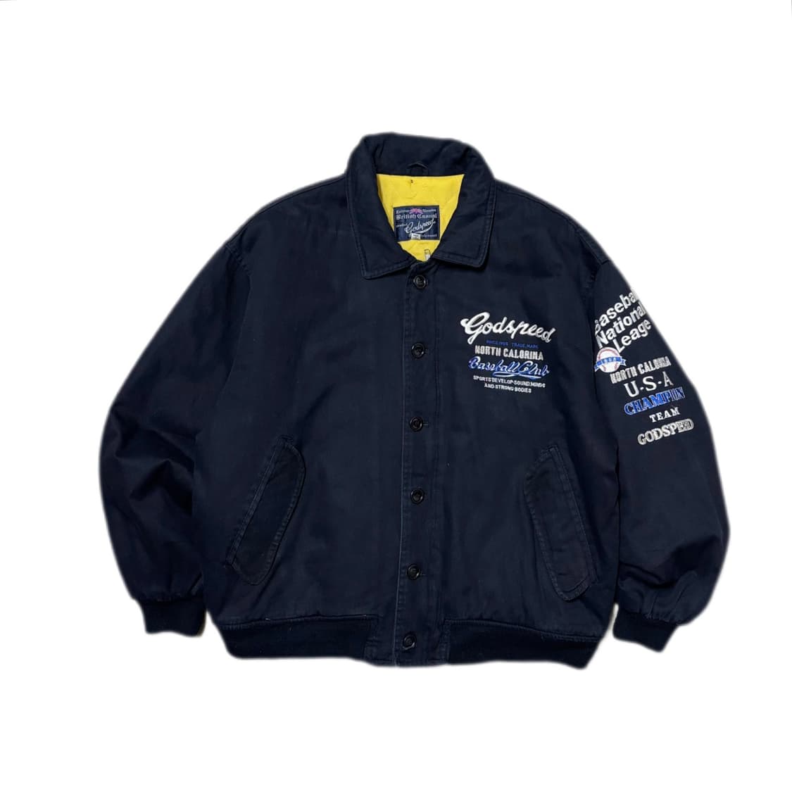 90’s Godspeed baseball bomber Jacket 상품이미지2