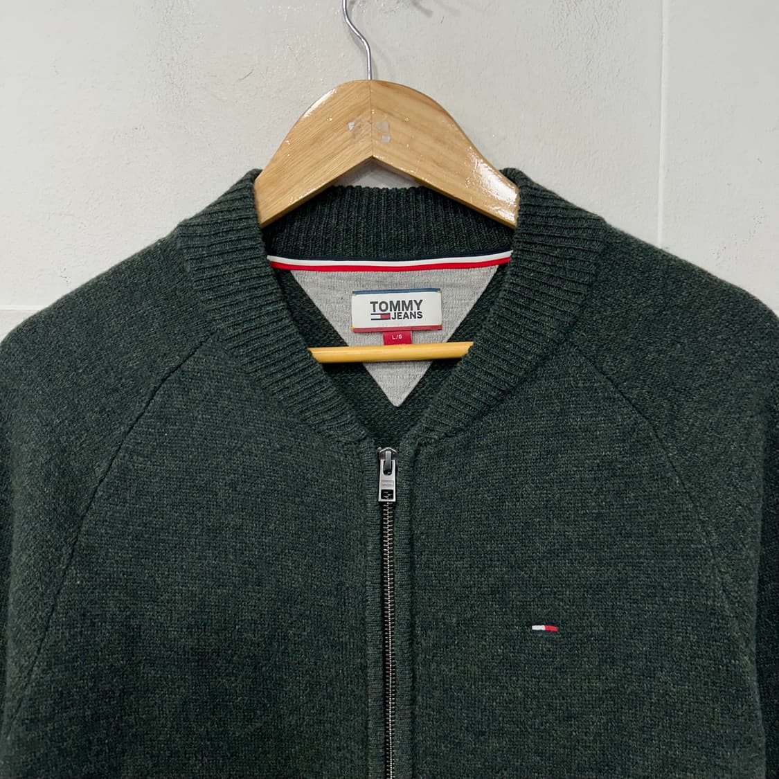 타미힐피거 니트 집업 상품이미지2