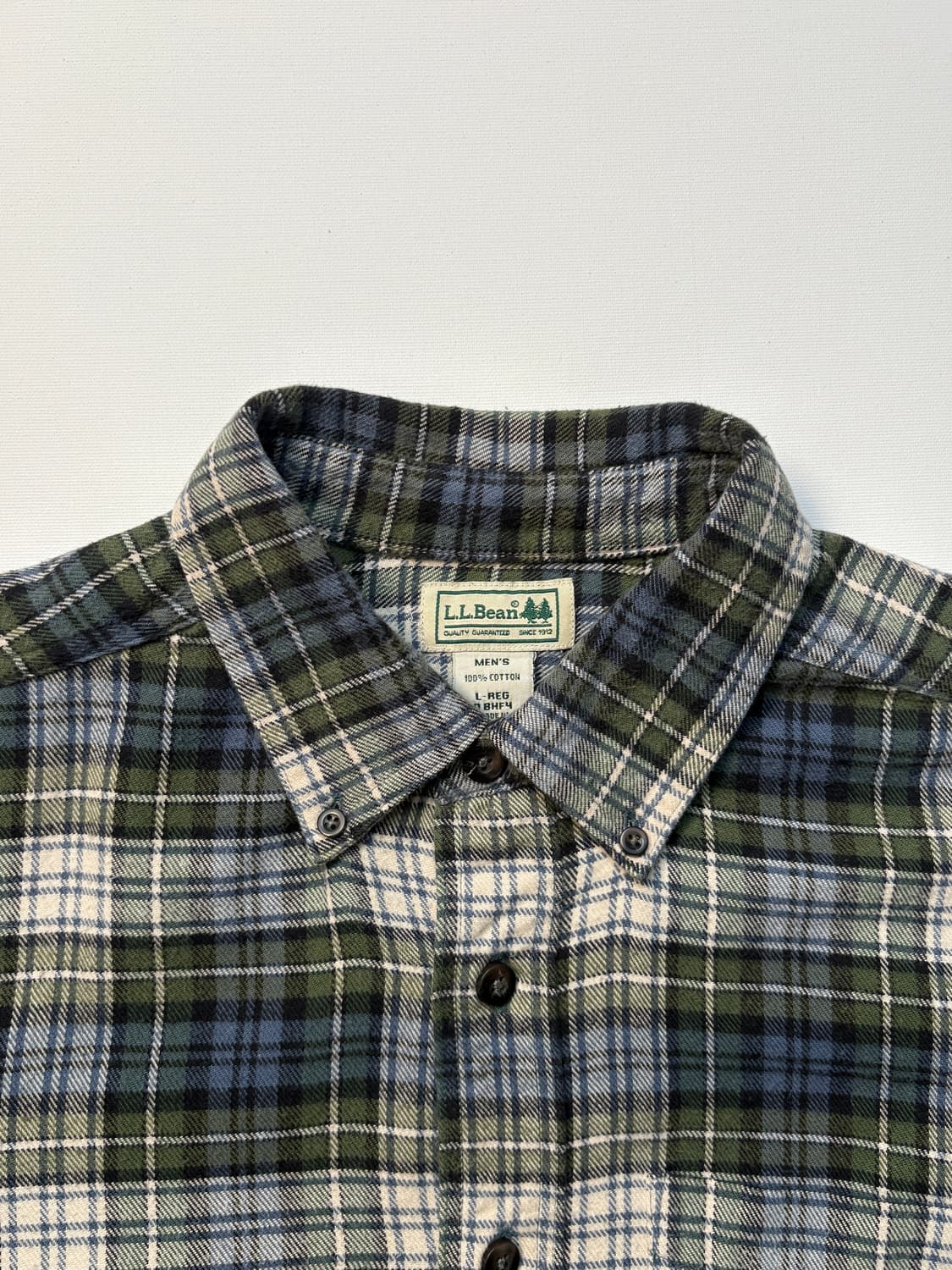 [L] 엘엘빈 체크패턴 셔츠 (green/beige) 상품이미지2