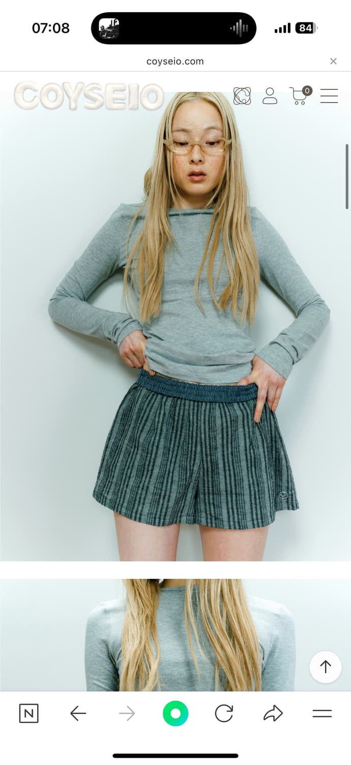 코이세이오 coyseio 038 ethnic shorts dark gre 상품이미지2