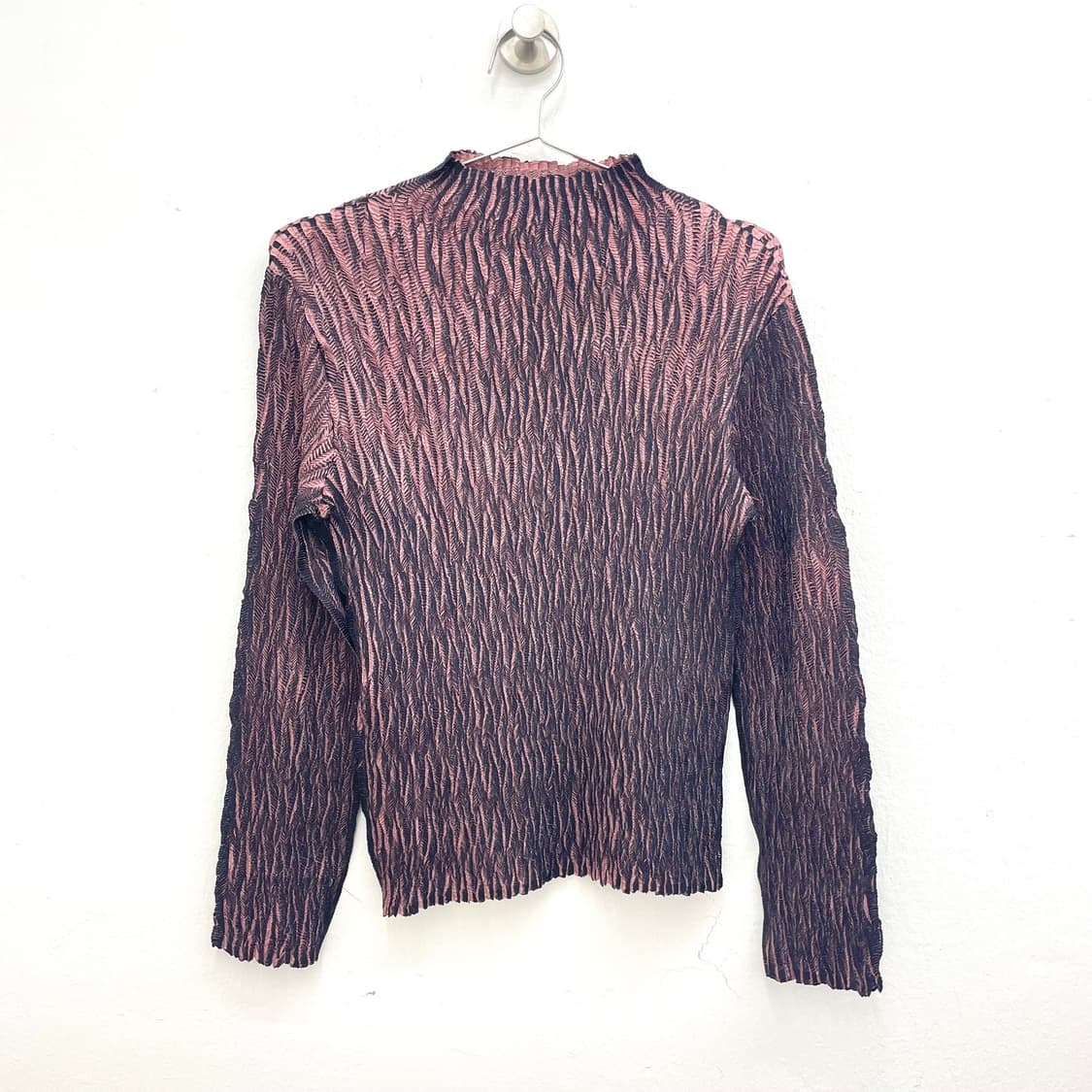 wave pleated mock neck Top 상품이미지2