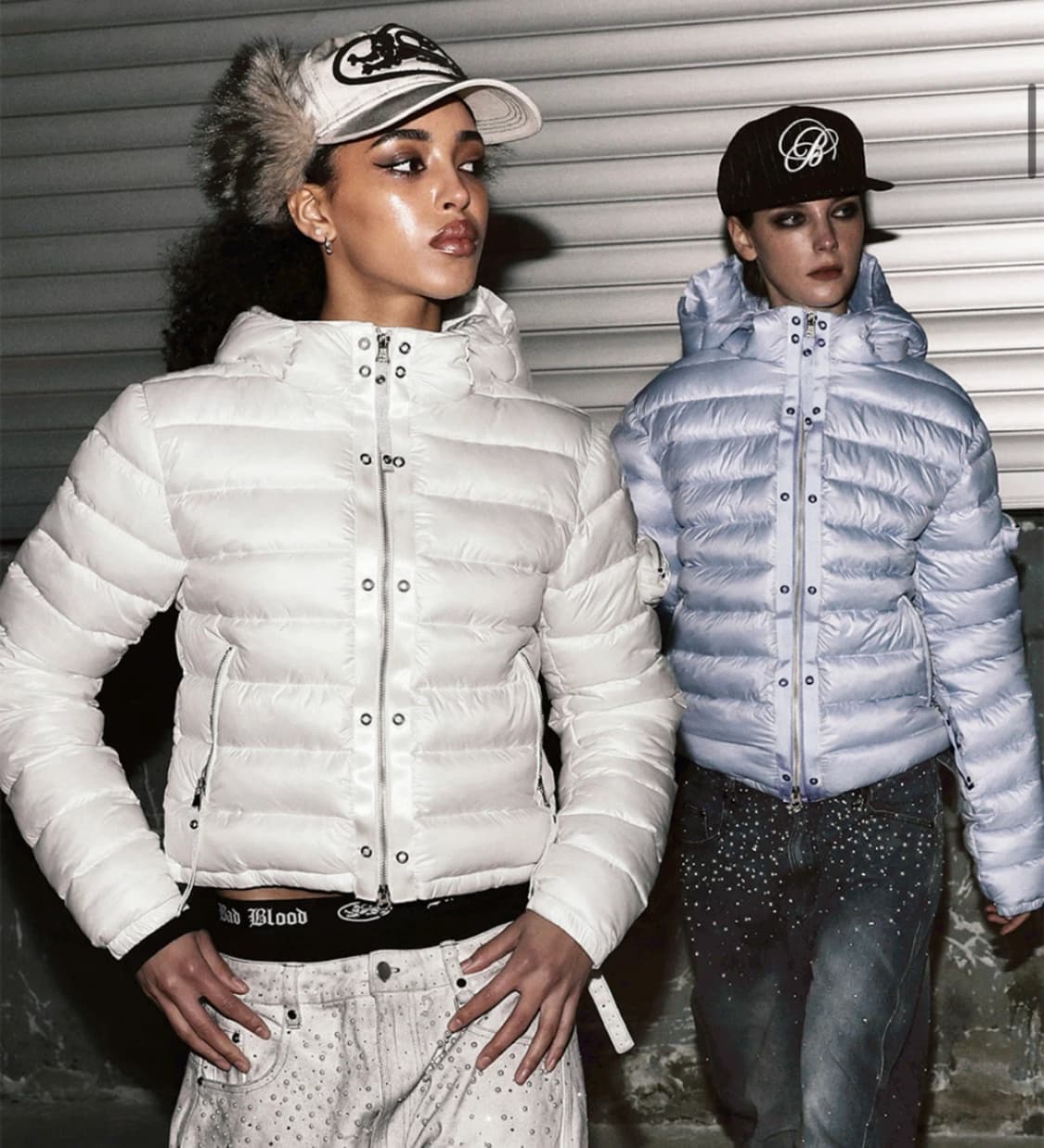 새상품/ 배드블러드 라이트웨이트 후드푸퍼 L 상품이미지1