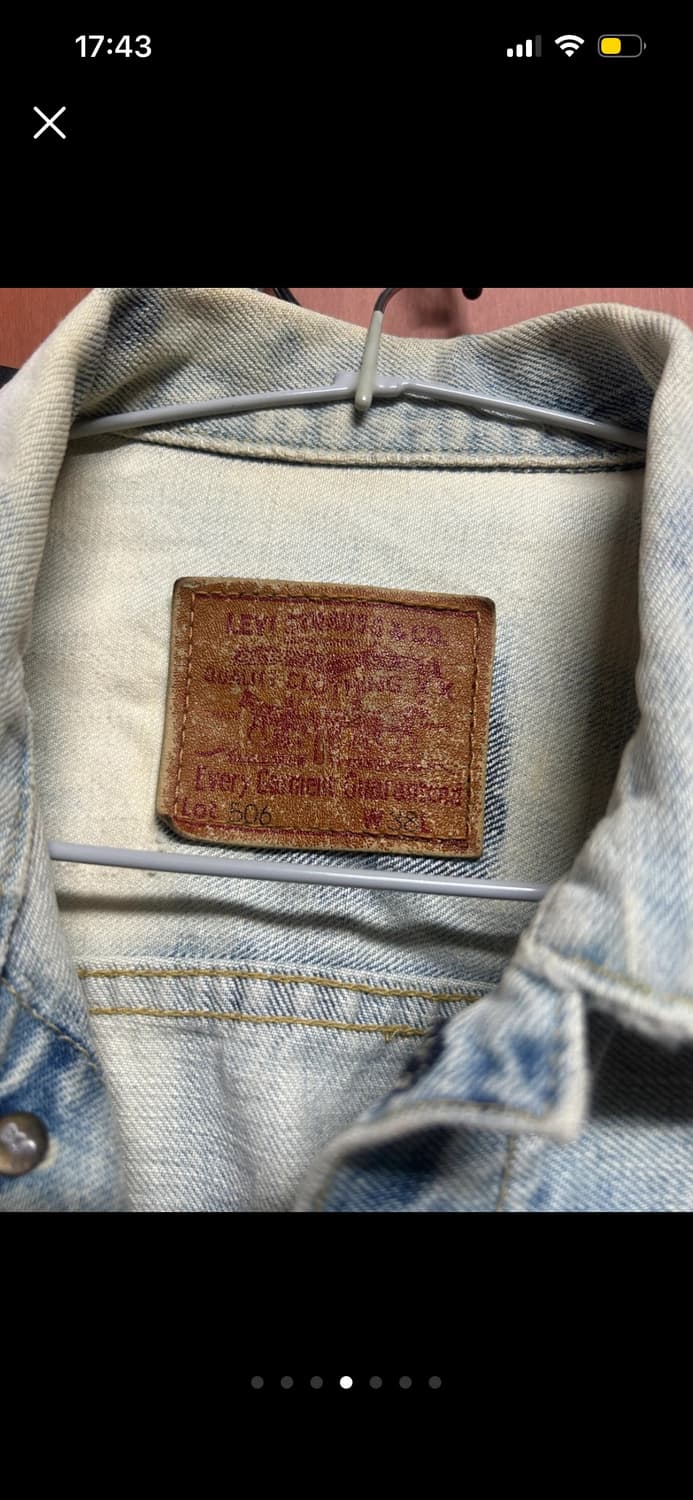 Levis 희귀 컬러 데님 자켓 상품이미지4
