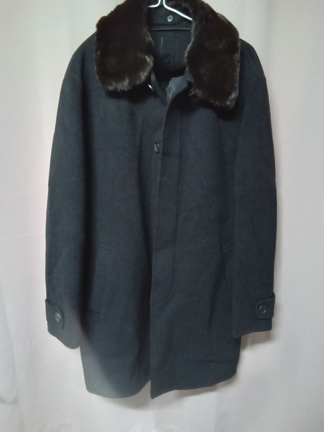 로가디스 캐시미어 밍크넥 반코트 상품이미지1