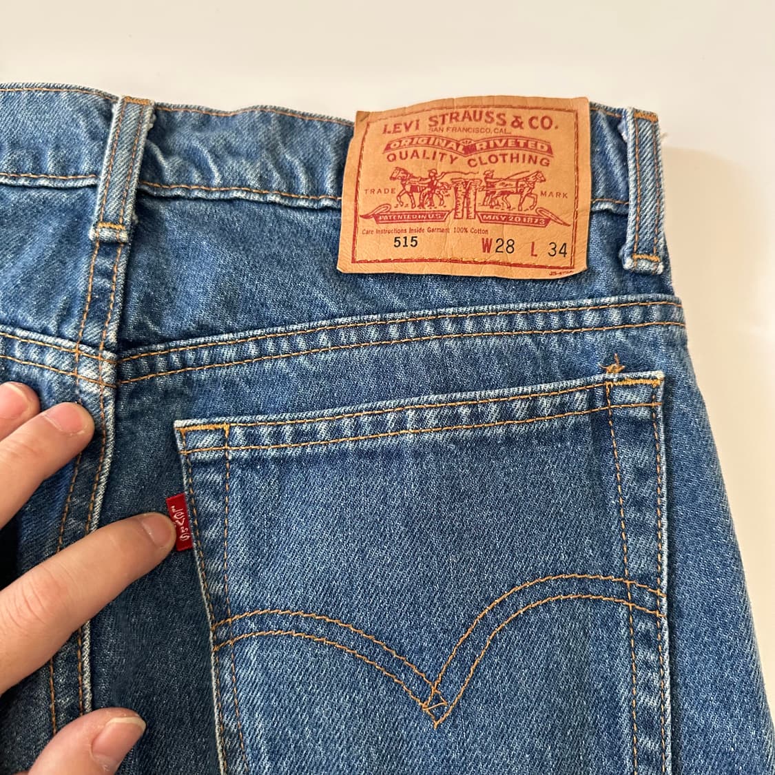 90's 리바이스515 levis 데님 청바지 상품이미지6