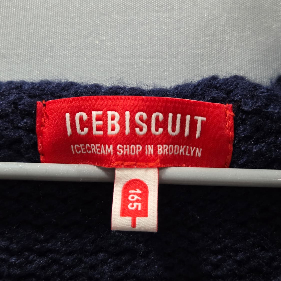아이스비스킷 키즈 레터 세일러 가디건 165  상품이미지3