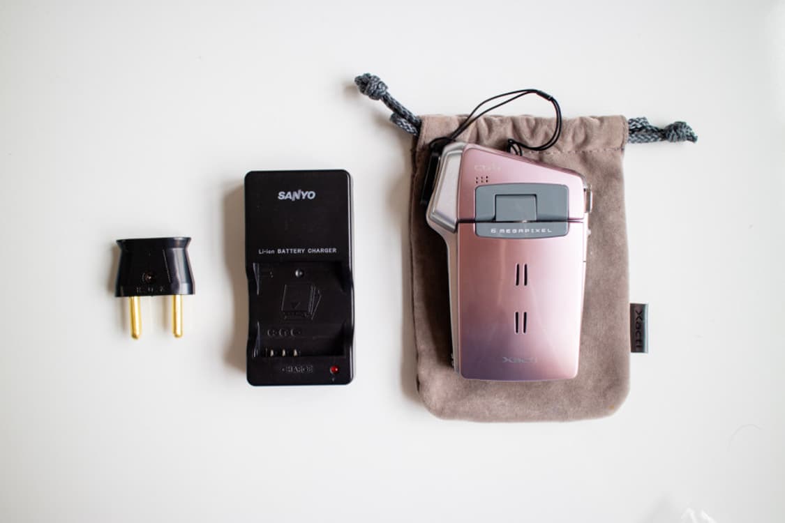 산요 작티 핑크 캠코더 상품이미지2