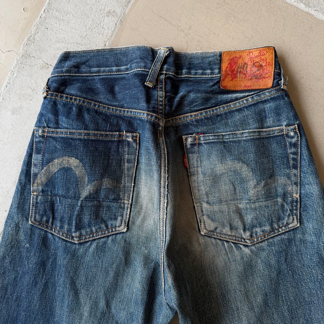 에비수 셀비지 데님 팬츠 상품이미지5