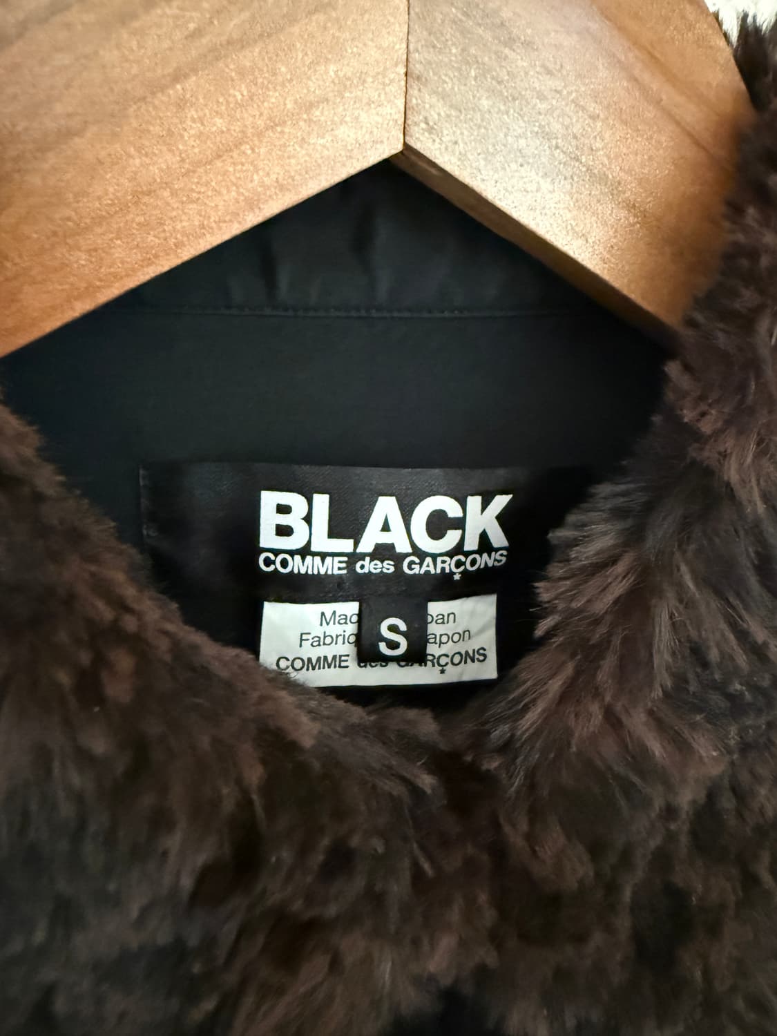 꼼데가르송 블랙 큐프라 셔츠 s 상품이미지3