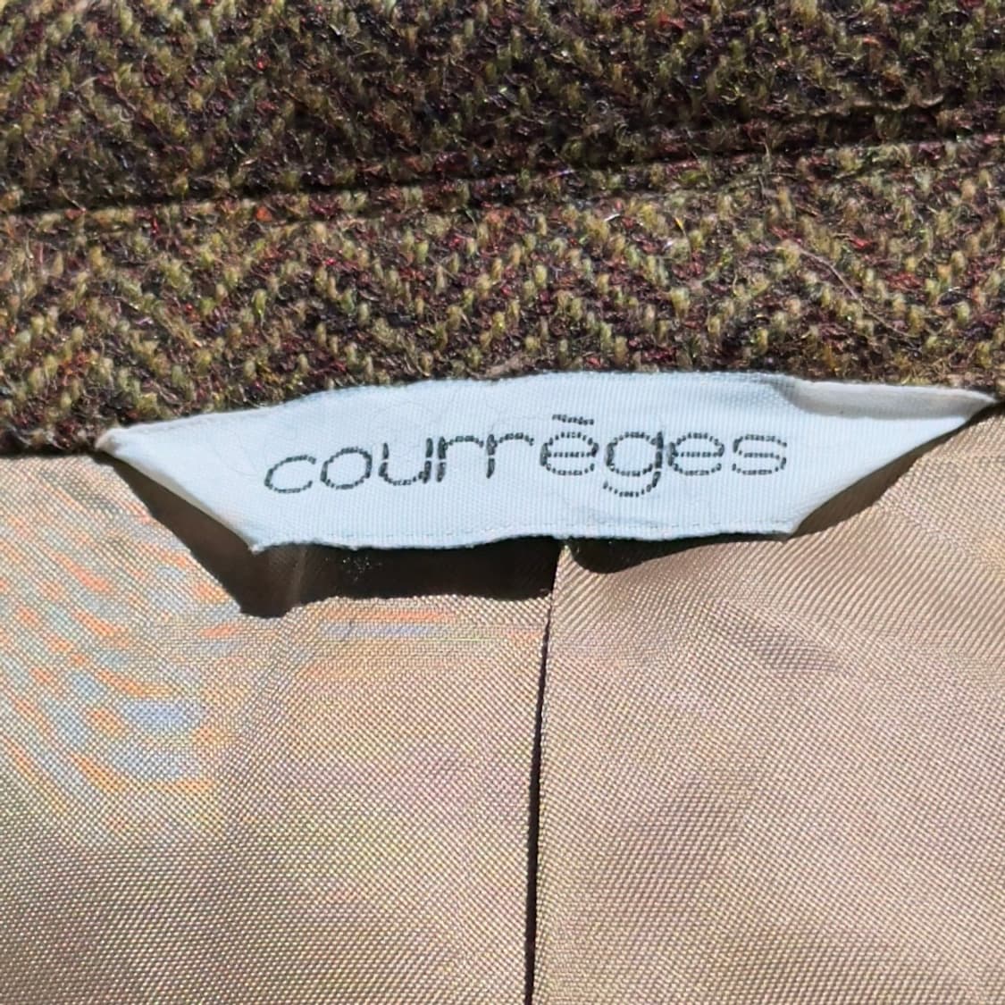 꾸레쥬 파리 헤링본 울 트위드 자켓 상품이미지9