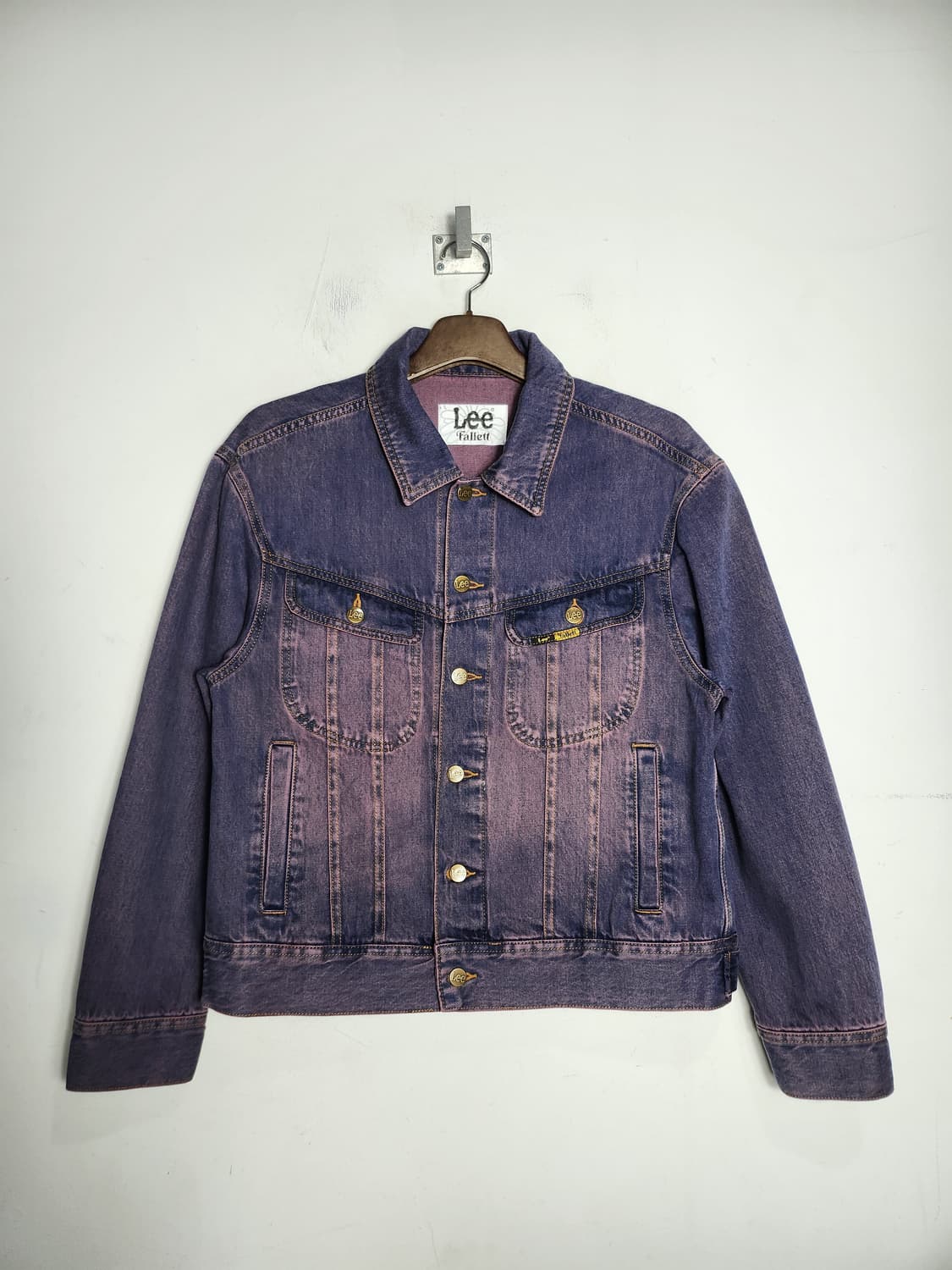 Lee Fallett 워싱 데님 트러커 자켓 상품이미지1