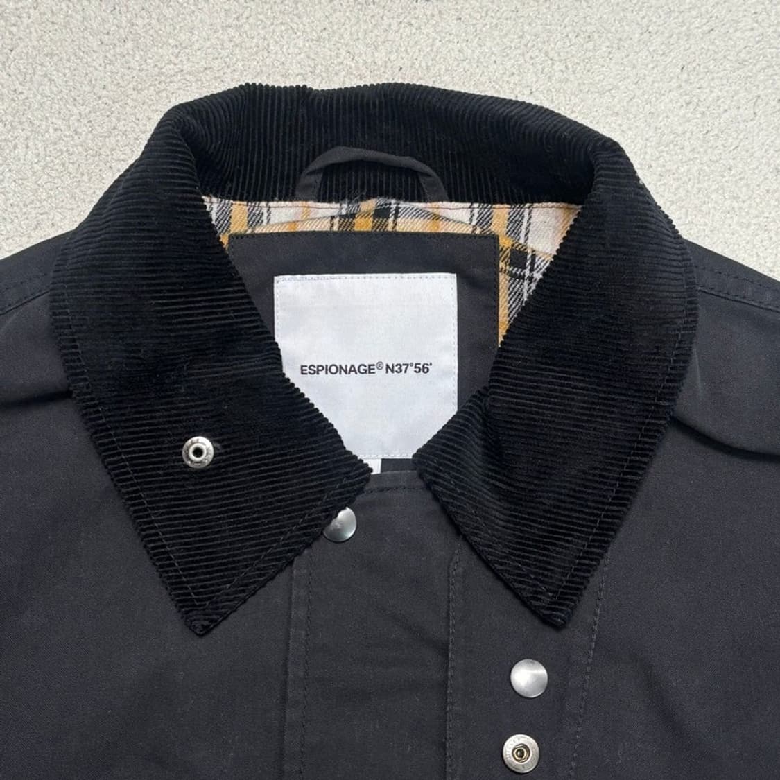 ESPIONAGE 헌팅 블루종 자켓 블랙 XL 상품이미지3