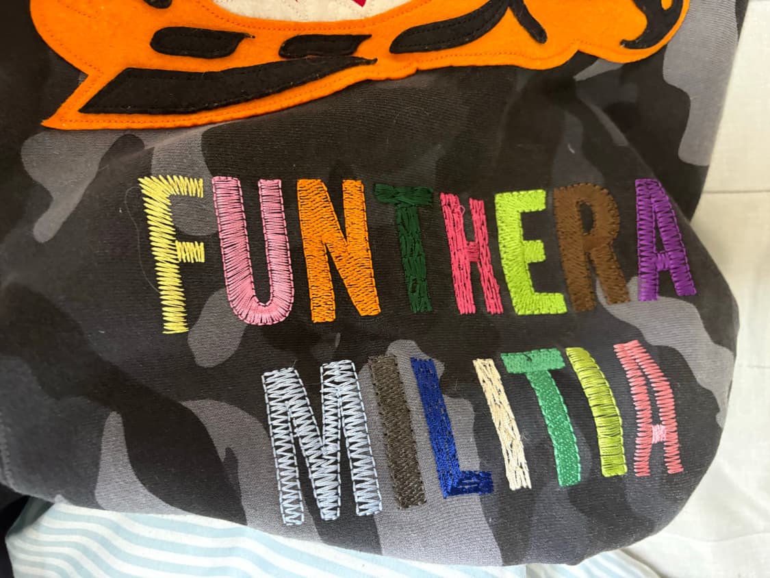 베이프 타이거 풀카모 후드집업 상품이미지4