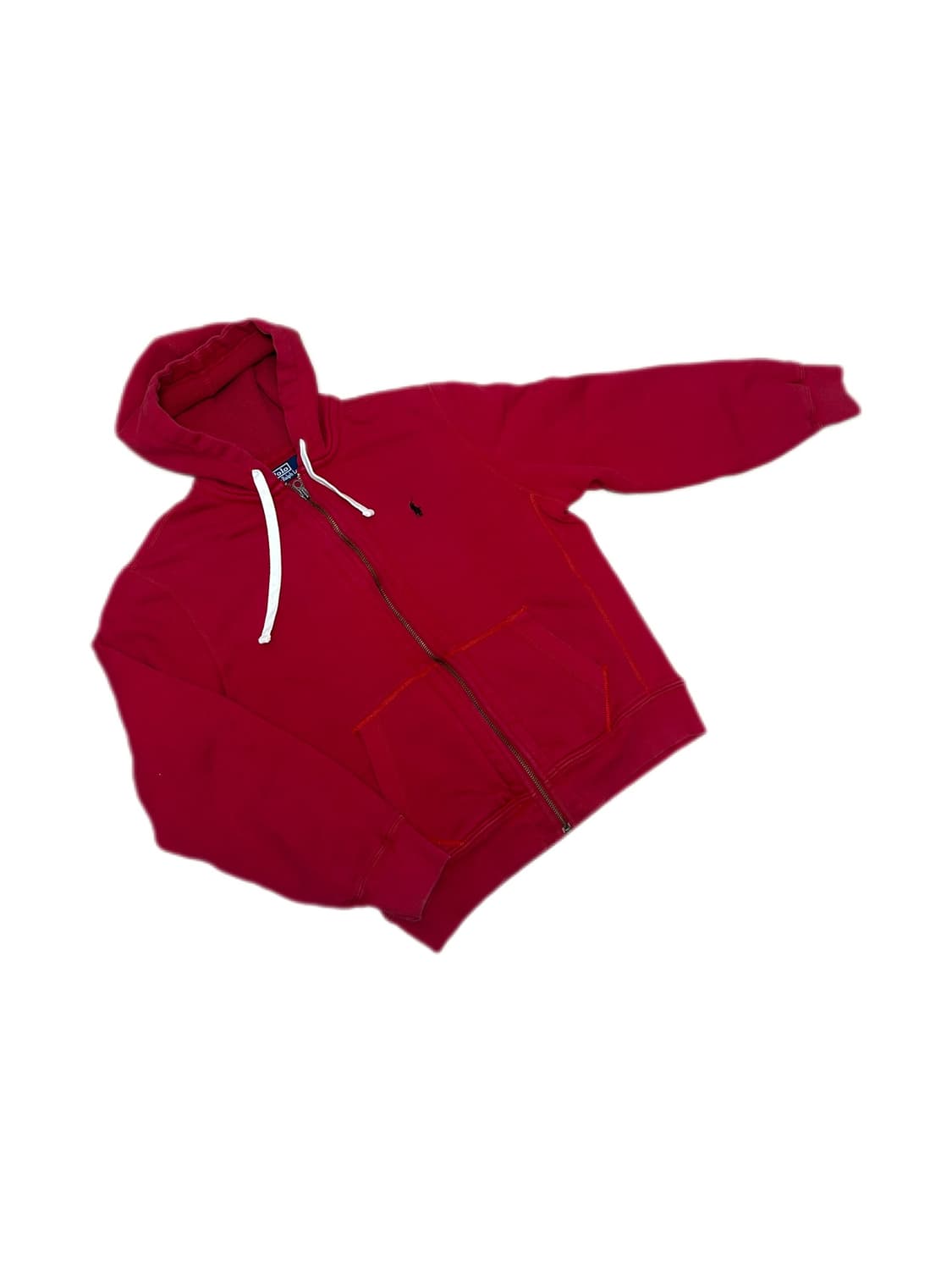 폴로 랄프로렌 레드 후드집업 상품이미지2