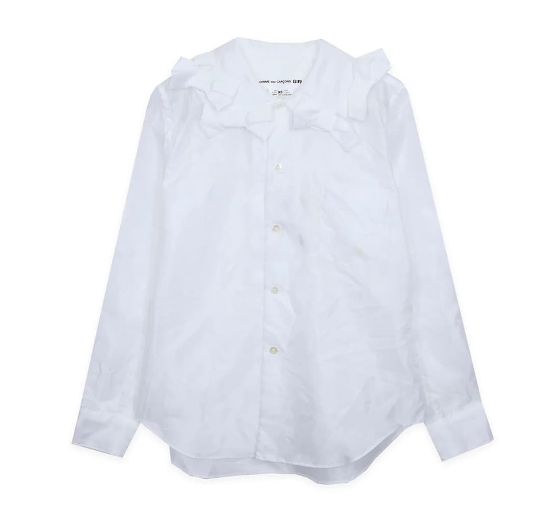 꼼데가르송 걸 25fw 리본 블라우스 상품이미지1