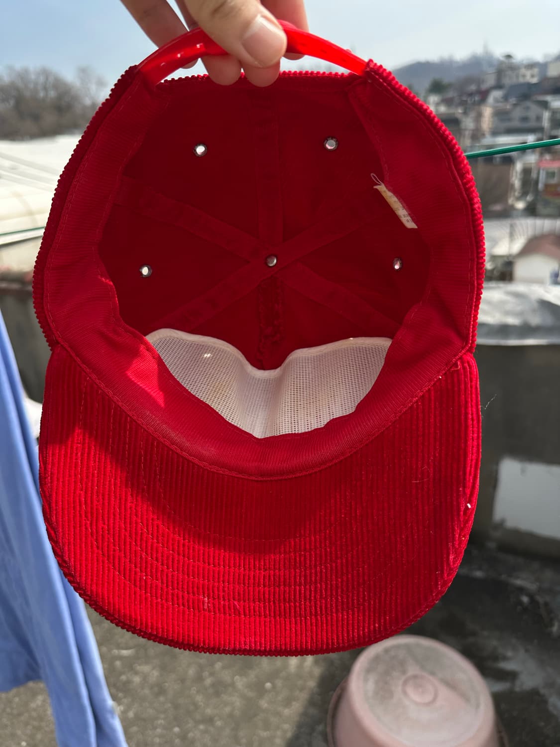 90s Marlboro 빈티지 말보로 코듀로이 모자 상품이미지2