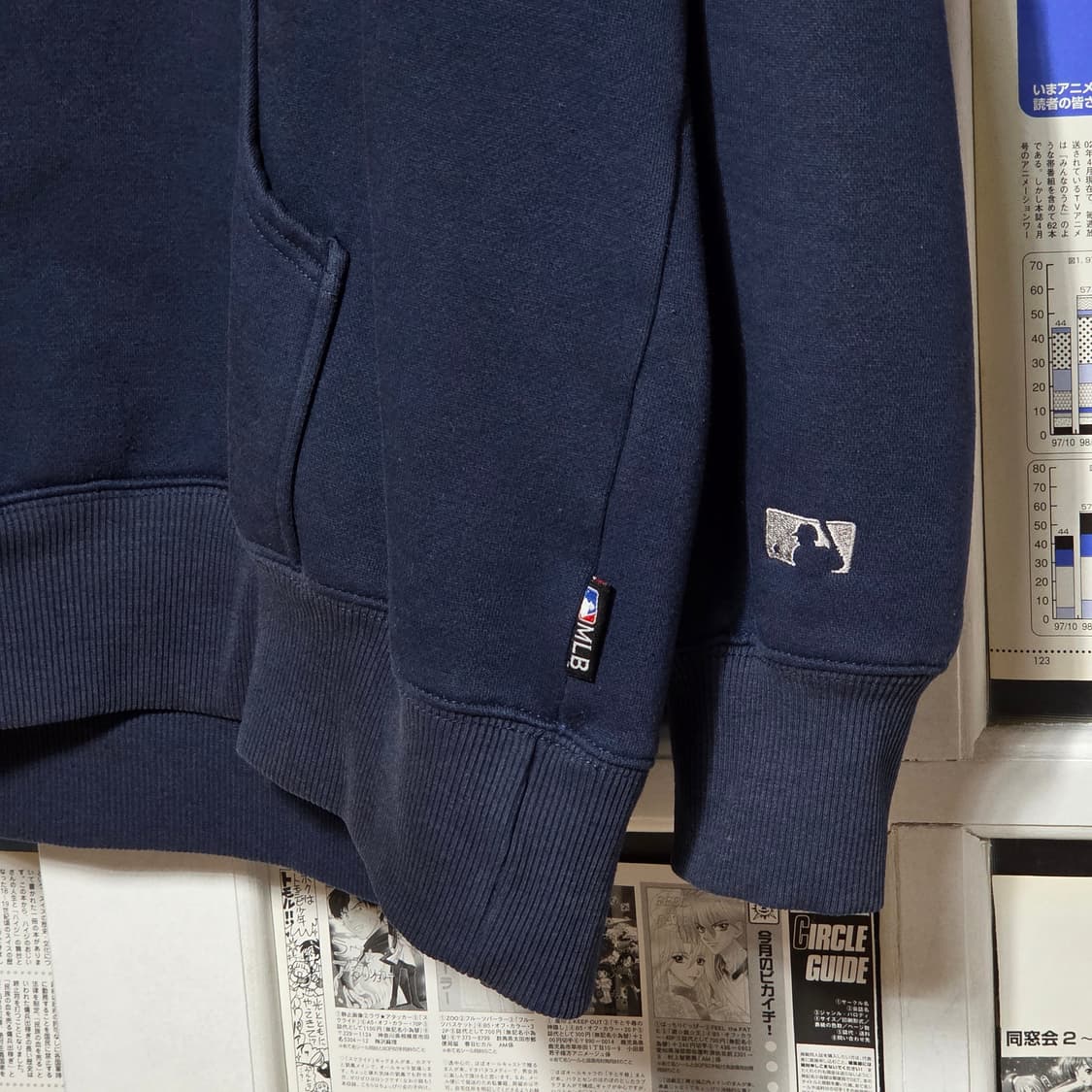 JPN 엠엘비 네이비 시애틀 매리너스 후드티 상품이미지6